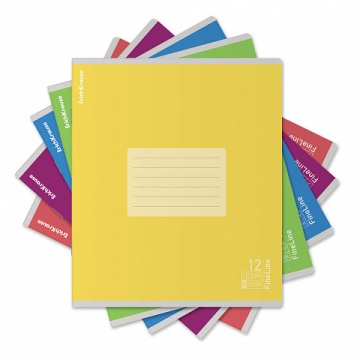 Тетрадь А5 12л кл. Erich Krause "FineLine" мат. лам. MIX-PACK