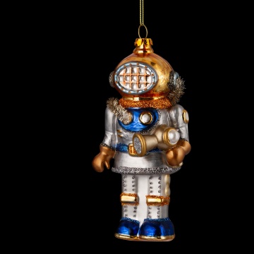 Украшение ErichKrause Decor Робот в космосе 14см, стекло