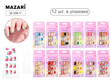 Ногти накладные 12шт. "Ассорти" 12 диз.