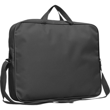 Папка А3 (450*350*70) с ручками, молния, ремень, ткань Серая