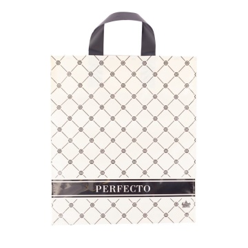 Пакет 35*31см (95мк) с петлевой ручкой "Перфекто Карамель" ПВД