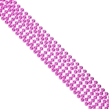 Бусы декоративные  2,7м, мелкие, 0,73см, фуксия