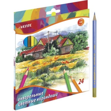 Карандаши цвет. акварельные 24цв deVENTE 3М*