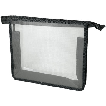 Папка д/тетрад. А5 (230*190*25) 1отд. молния сверху "Офис б/цв. Чёрная"