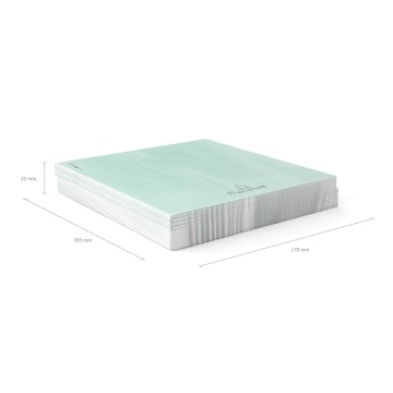 Тетрадь общая ученическая с пластиковой обложкой на скобе ErichKrause Pastel Bloom ассорти, Биология