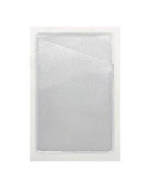 Карман для двух карт на телефон, самоклеящийся, 65х98, прозрачный