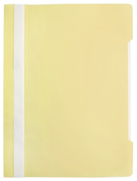 Скоросшив. пласт. прозр. верх.  желтый Pastel , 0.14/0.18