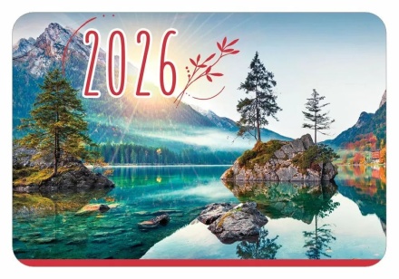 Календарь карманный на 2026 год "Горное озеро"