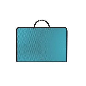 Папка на молнии пластиковая ErichKrause Diamond Vivid, с ручками, A4, ассорти (в пакете по 4 шт.)