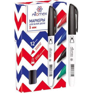 Маркер для белой доски 4,0мм. черный