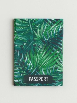 Обложка для паспорта ПВХ "Leaves" плотность 600 мкм