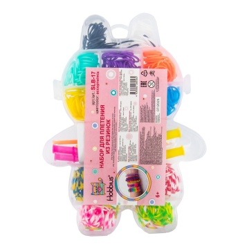 Набор для плетения из резинок "Котенок" 450 шт