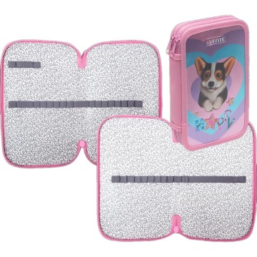 Пенал 2 отд. (205*120*40) молния, картон с конгревным тиснением Corgi, на 31пр.