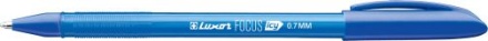 Ручка шар. LUXOR "Focus Icy " 0.7мм, синяя