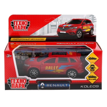 Машинка металл. 12см "Renault Koleos.Спорт" инерционный механизм