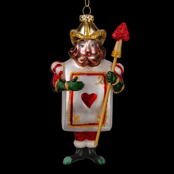 Украшение ErichKrause Decor Король Червей 14см, стекло