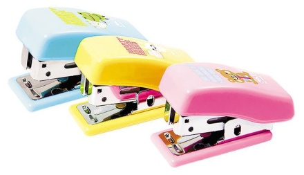 Степлер Deli 24/6, 26/6 на 12 листов Jungle Buddies