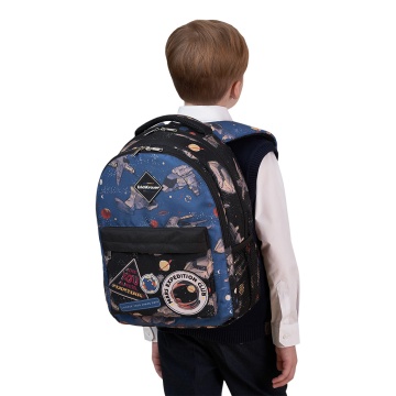 Ученический рюкзак ErichKrause EasyLine с двумя отделениями и грудной перемычкой 20L Red Planet