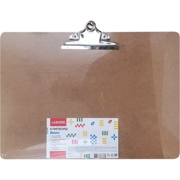 Клипборд А3 горизонтальный, Nature коричневый, МДФ 3 мм, усиленный прижим