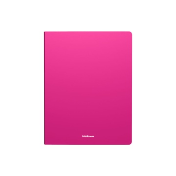 Папка на 4 кольцах пластиковая ErichKrause Matt Neon, 24мм, A4, ассорти (в пакете по 4 шт.)