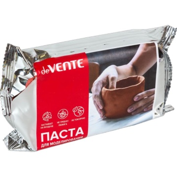 Глина для лепки deVENTE. HOBBY CREATIVE , терракотовая 500гр., самозатвердевающая