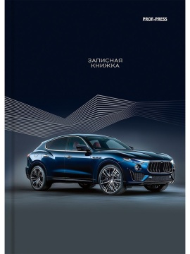 Блокнот А6 7БЦ  64л "Красивый автомобиль - 6" кл., глянц.лам.