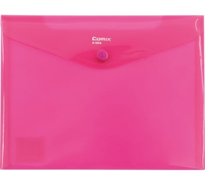 Конверт на кнопке А5 BLAZE красный