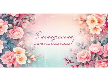 Конверт для денег "С наилучшими пожеланиями"