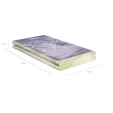 Планинг ErichKrause Megapolis спираль, желтая бумага, 135х290, 96л