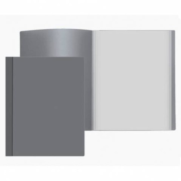 Папка файл А4  30лист 0,50мм, серая