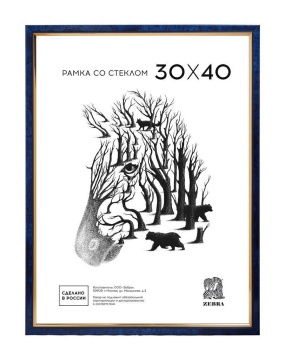 Фоторамка пластик 30*40 204 (Синий)