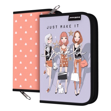 Пенал 1 отделение 205*135*30 ткань "Top Models" ERICH KRAUSE 57550