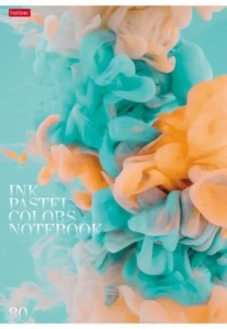 Тетрадь А4 80л ЛИН. скоба Hatber "Нежный флёр" мат.лам.