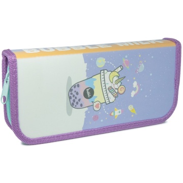 Пенал 1 отд. (190*90*30) молния, лам.картон "Milk shake"