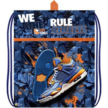 Мешок для обуви 1 отд, 410*490, карман "Кроссы"