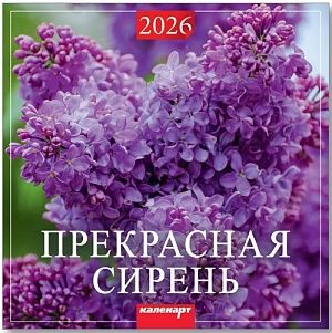 Календарь КВАДРАТ 285*285мм на 2026г. Прекрасная сирень