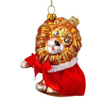 Украшение ErichKrause Decor Храбрый Лев 10см, стекло