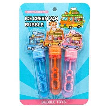 Мыльные пузыри  35мл "Фургон с мороженым", 14см, 3шт/уп