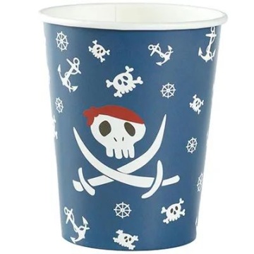 Стакан бум. 250 мл, 6 шт "Пиратский Остров"