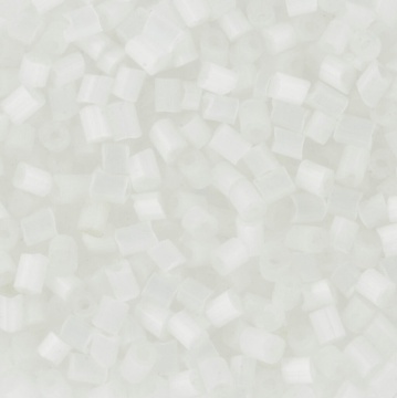 Бисер рубка "Zlatka" 10гр, 2.1мм, стекло, белый