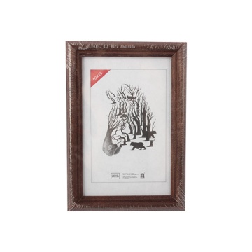 Фоторамка дерево 10*15см. 1702 (Темно-коричневая)