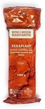 Глина для лепки Koh-I-Noor KERAPLAST, терракота 1000гр.