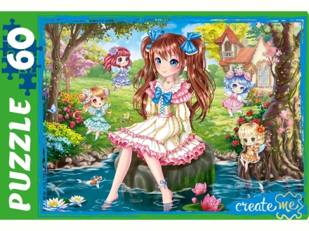 Пазлы   60 элементов  237*330мм. "Лесные феи"