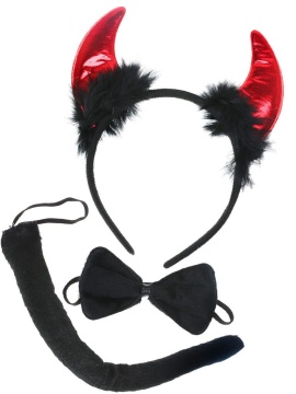 Карнавальный набор "Дьявол" ушки, бабочка, хвост