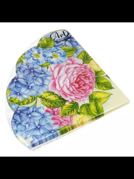 Салфетка Art Bouquet Rondo "Гортензии и розы" Ф32см, 12шт., 3-х слойная