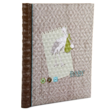 Фотоальбом магнитный 10л 23*28см спир. Baby 3D эффект