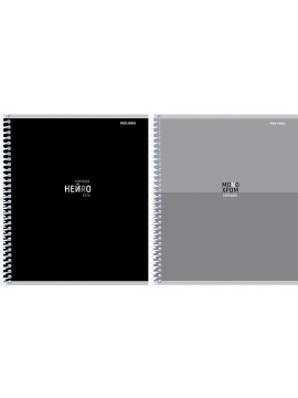 Тетрадь А5 48л кл. гребень Проф-Пресс "Монохромный дизайн - 1"