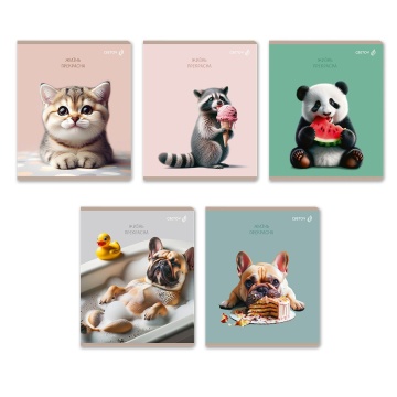 Тетрадь А5 80л кл. Светоч "Жизнь хороша!" глянц.лам.