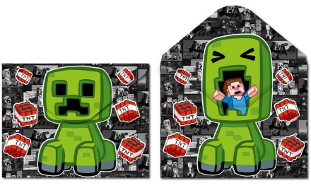 Конверт на кнопке  с рисунком А4 My game Утка, двустор.печать