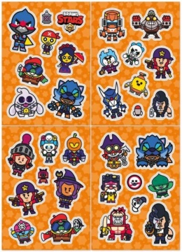 Набор наклеек А5 4л  "Brawl Stars"